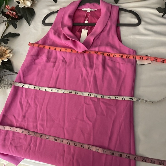 NWT $248 Trina Turk [ 4 ] Sleeveless Naples‎ Cowl-Neck Dress in Pink - Picture 12 of 12